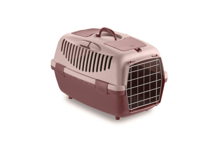Stefanplast Gulliver 3 Переноска з металевими дверцятами для котів і собак, рожева