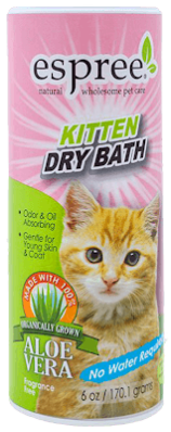 ESPREE Kitten Dry Bath - сухий шампунь для кошенят