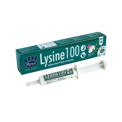 Mervue Lysine 100 Cats & Kittens Paste Харчова добавка для зміцнення імунітету котів і кошенят