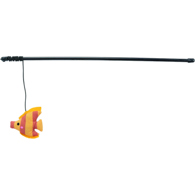 Trixie Іграшка Паличка з плюшевою рибою для котів