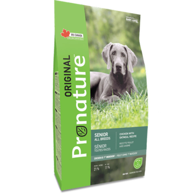 Pronature Original Dog Senior Chicken With Oatmeal Сухий корм з куркою для літніх і малоактивних собак