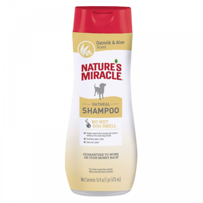 Nature`s Miracle Oatmeal Odor Control Shampoo - шампунь з вівсяним молочком для собак
