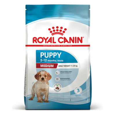 Royal Canin Medium Puppy - сухий корм для цуценят середніх порід (від 2 до 12 місяців)