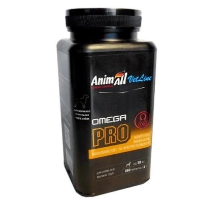 AnimAll VetLine Omega PRO Вітаміни для собак великих порід