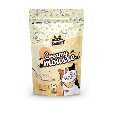 Mr. Bandit Вершковий Мус з куркою для котів