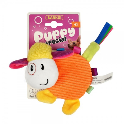 Barksi Sheep Puppy Special Іграшка Шелестка овечка з пискавкою для цуценят та собак дрібних порід