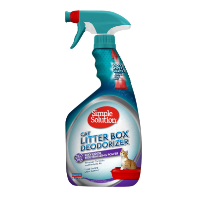 SIMPLE SOLUTION Cat Litter Box Deodorizer - засіб для чищення та усунення запахів в котячих туалетах