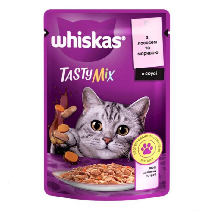 Whiskas TastyMix Лосось та морква