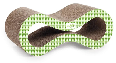 All For Paws Зелена кігтеточка-лежанка