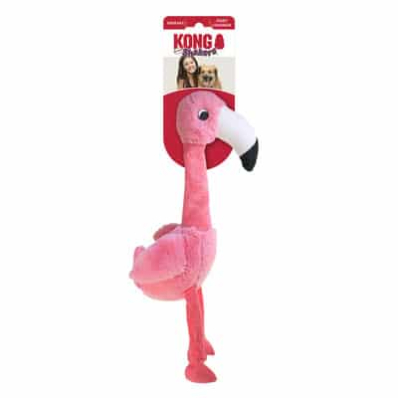 KONG Shakers Honkers Flamingo S Іграшка для собак, Фламінго з пискавкою