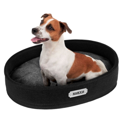 Bronzedog Лежанка для домашніх тварин, чорна