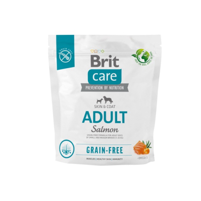 Brit Care Dog Grain-free Adult Сухий беззерновий корм з лососем для собак малих і середніх порід