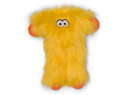West Paw Peet Toy Іграшка пищалка для собак, Піт пухнастий, лимонний