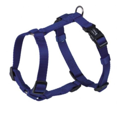 Nobby Classic H-shaped Harness Шлея для собак з плавним регулюванням розміру та класичним фастексом, синя
