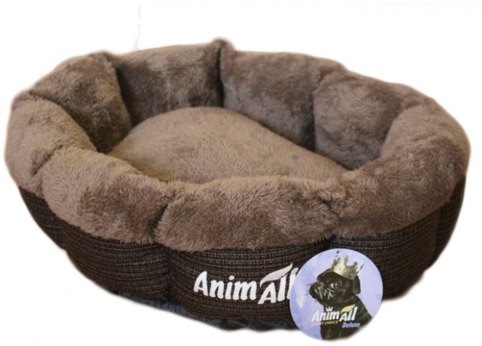 AnimAll Mary Brown Лежанка для собак і котів