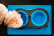 Dexas Pet Bowl Grippmat Килимок антиковзний під миски 33x48 см, блакитний, фото 5