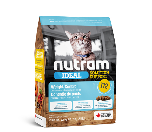 Nutram I12 Ideal Solution Support Weight Control Cat - сухой корм с пониженным содержанием жира для кошек, склонных к лишнему весу