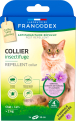 Francodex Laboratoire Repellent Collar Нашийник з репелентною дією від бліх і кліщів для котів з гераніолом, 35 см