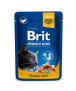 Brit Premium Cat Pouches Вологий корм з лососем і фореллю для котів (від 12 місяців)