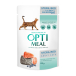 Optimeal Adult Cats Sterilised Salmon & Blueberries in jelly Влажный корм для стерилизованных и кастрированных кошек с лососем и черникой в желе