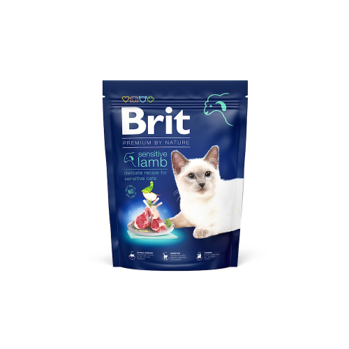 Brit Premium by Nature Cat Sensitive Lamb Сухой корм для кошек с чувствительным пищеварением