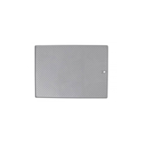 Dexas Pet Bowl Grippmat - Килимок антиковзаючий під миску, для собак і котів 33х48 см, сірий