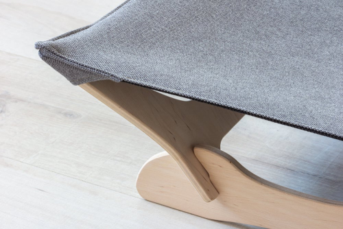 Pet Joy Лежанка - гамак white+gray для кота, фото 3