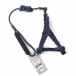 AnimAll Navy Набір шлея і повідець, темно-синій