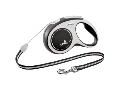 FLEXI New Comfort S Повідець-рулетка для собак, трос (8 м; до 12 кг)