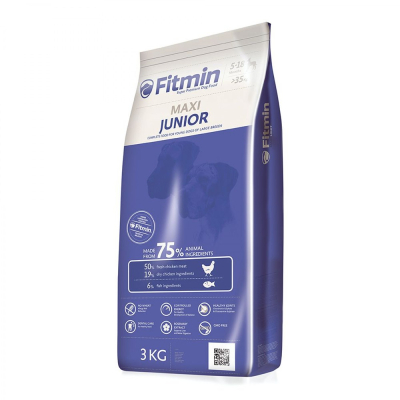 Fitmin Dog Maxi Junior - повноцінний сухий корм для цуценят великих і гігантських порід