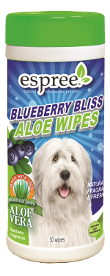 ESPREE Blueberry Bliss Wipes - вологі серветки з алое вера і екстрактом чорниці