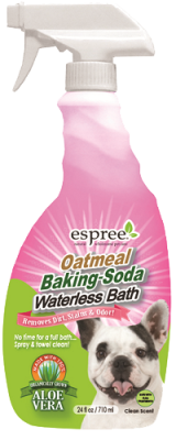 ESPREE Oatmeal Baking-Soda Waterless Bath - спрей з протеїнами вівса і харчовою содою для експрес очищення шкіри і шерсті собак