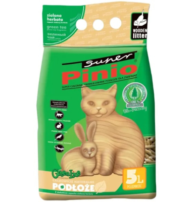 Super Pinio Деревний наповнювач з ароматом зеленого чаю