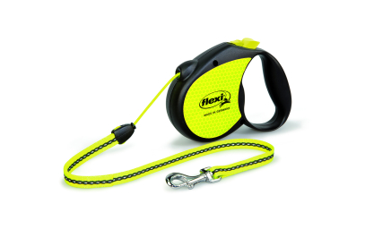 FLEXI Standard Neon M Повідець-рулетка для собак, трос (5 м; до 20 кг)