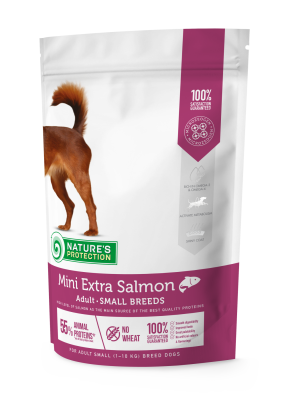 Nature's Protection Mini Extra Salmon Adult Small Breeds Сухий корм для собак малих порід