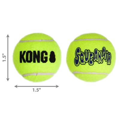 KONG AirDog Squeakair Ball Іграшка повітряний тенісний м’яч для собак