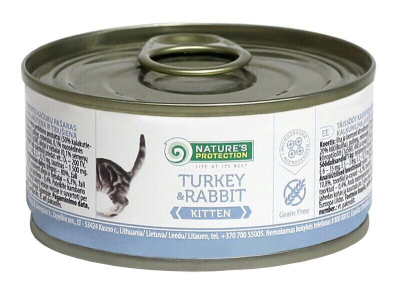 Nature's Protection Kitten Turkey & Rabbit Влажный корм с индейкой и кроликом для котят