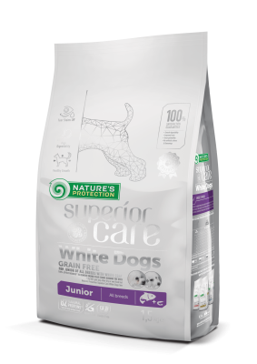 Nature's Protection Superior Care White Dog Grain Free Junior All Breeds Сухий корм для цуценят всіх порід