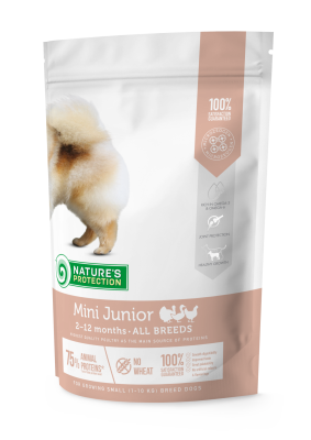 Nature's Protection Mini Junior Small Breeds Сухий корм для цуценят малих порід