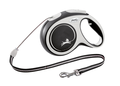 FLEXI New Comfort M Повідець-рулетка для собак, трос (8 м; до 20 кг)