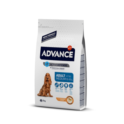 Advance Dog Medium Adult Сухий корм для дорослих собак середніх порід з куркою та рисом